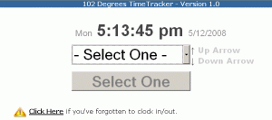 Time tracker